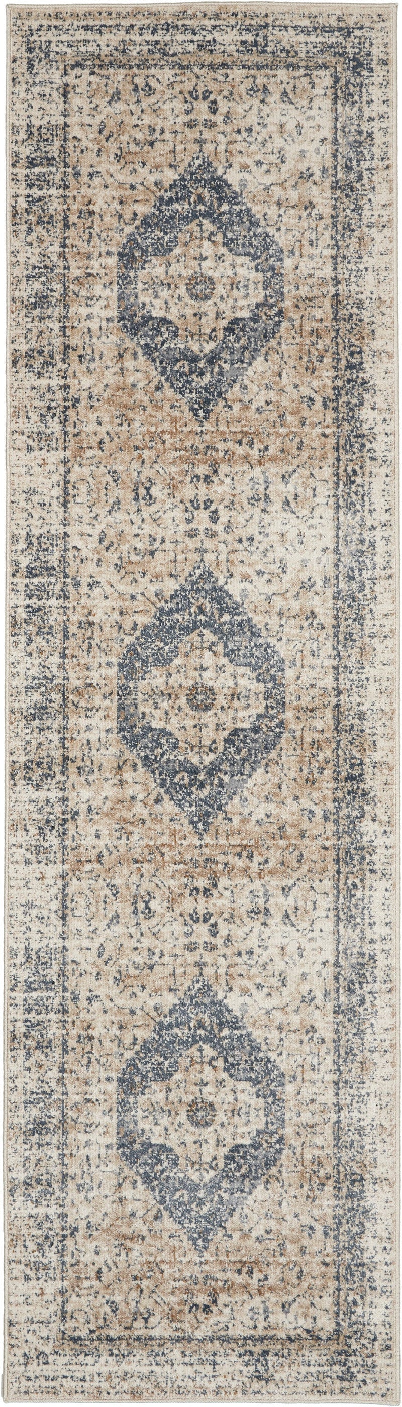 media image for malta ivory blue rug by nourison 99446494948 redo 2 239