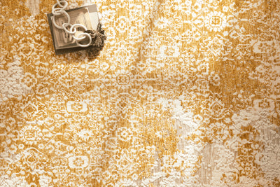 product image for Lindsay Power Loomed Gold / Antique White Rug Alternate Image 4 65