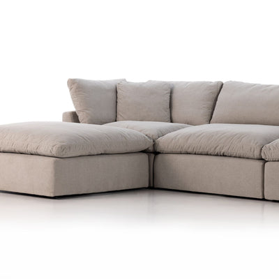 product image for Stevie 3-Piece Sectional Sofa w/ Ottoman in Various Colors Alternate Image 6 1