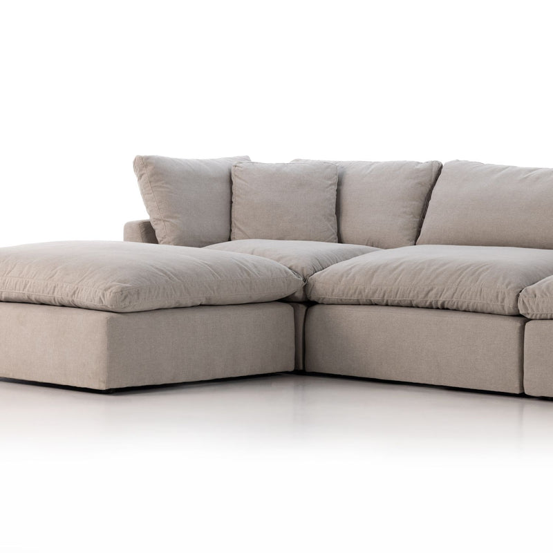 media image for Stevie 3-Piece Sectional Sofa w/ Ottoman in Various Colors Alternate Image 6 218