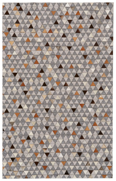 product image for Canady Hand Woven Gray and Rust Rug by BD Fine Flatshot Image 1 19