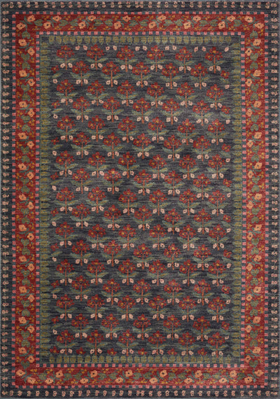 product image for Fiore Navy Rug Flatshot Image 1 6
