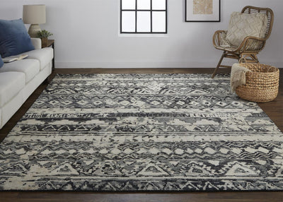 product image for Scottsdale Hand Knotted Gray and Tan Rug by BD Fine Roomscene Image 1 96