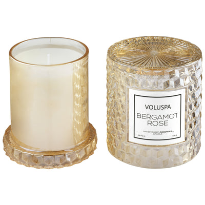 product image for Icon Cloche Cover Candle in Bergamot Rose design by Voluspa 98