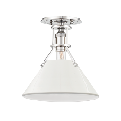 product image for painted no 2 semi flush by hudson valley lighting mds353 agb bb 8 25