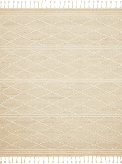 product image for Cora Hand Woven Ivory / White Rug Flatshot Image 1 23