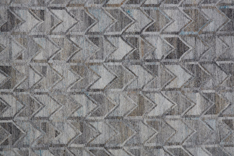 media image for Elstow Hand Woven Light and Dark Gray Rug by BD Fine Texture Image 1 236