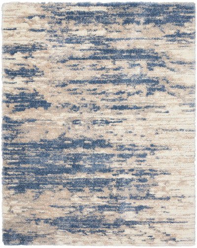 product image of dreamy shag light blue grey rug by nourison 99446893390 redo 1 50