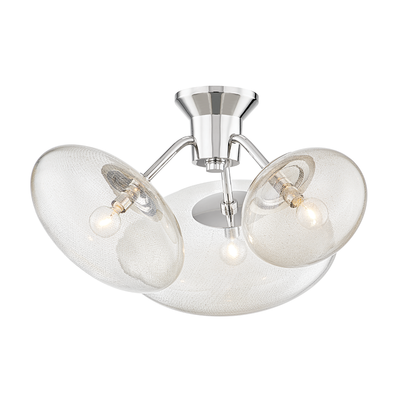 product image for opera 3 light flush mount by kelly behun 2 63