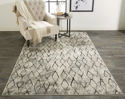 product image for Kiba Ivory and Gray Rug by BD Fine Roomscene Image 1 12