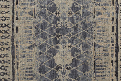 product image for Scottsdale Hand Knotted Blue and Tan Rug by BD Fine Texture Image 1 2