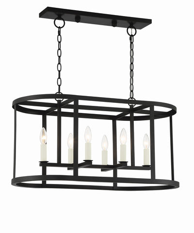 product image for Bryant 6 Light Geometric Chandelier By Lumanity 1 10
