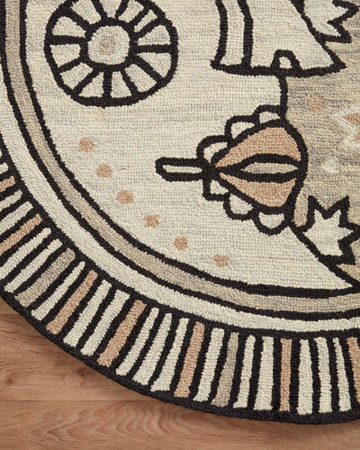 product image for Ayo Hooked Grey / Natural Rug Alternate Image 3 81