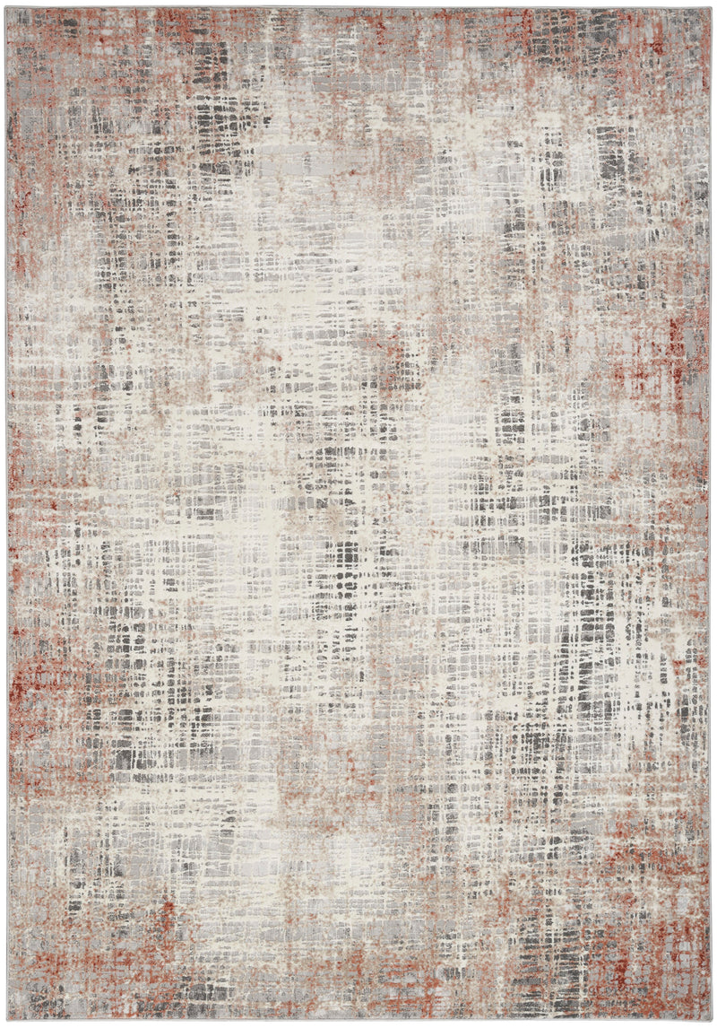 media image for ck022 infinity rust multicolor rug by nourison 99446079046 redo 1 218