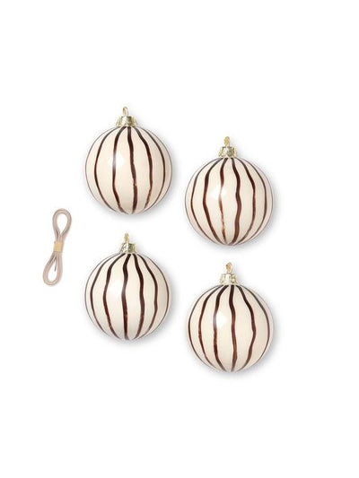 product image of christmas glass ornaments lines set of 4 in various colors 1 537