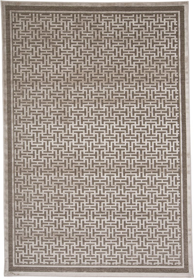 product image of Pellaro Taupe and Ivory Rug by BD Fine Flatshot Image 1 546