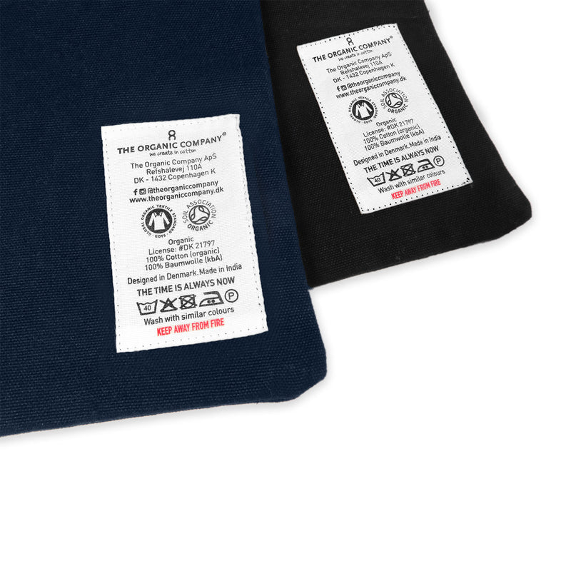 media image for flat bags in multiple colors sizes design by the organic company 3 284