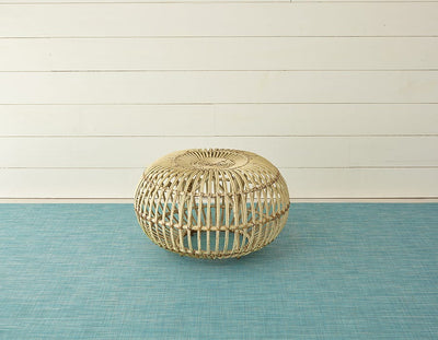 product image of turquoise mini basketweave woven floor mat by chilewich 200449 019 1 519