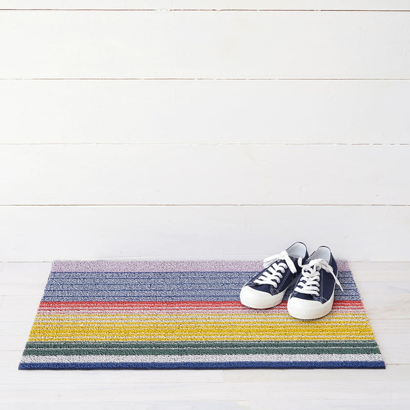 media image for pop stripe shag mat by chilewich 200826 001 1 286