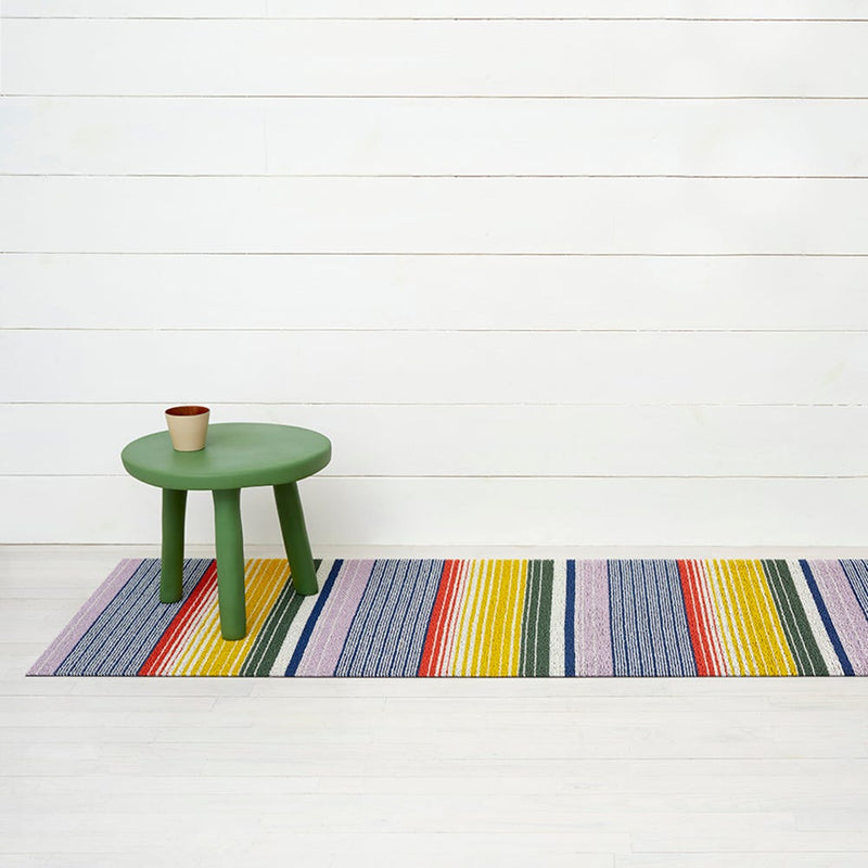 media image for pop stripe shag mat by chilewich 200826 001 3 22