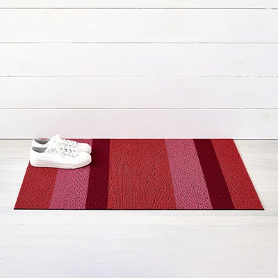 product image for bold stripe shag mat by chilewich 200126 002 6 22