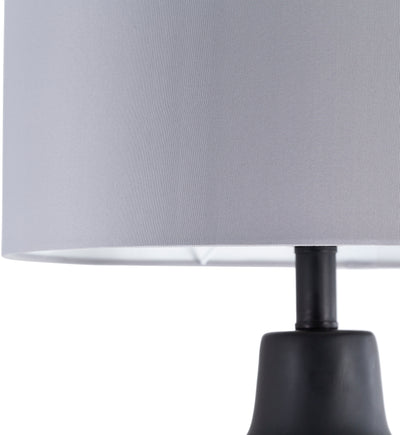 product image for Foreman FMN-300 Table Lamp in Gray Shade & Black Body by Surya 0