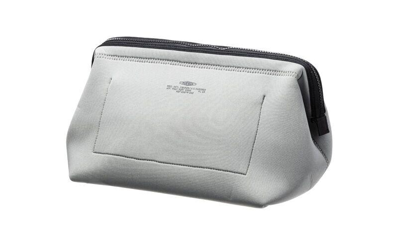 media image for wired pouch large light gray orange design by puebco 2 267