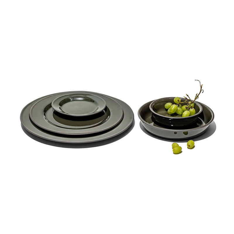 media image for forest green dinnerware 18 285