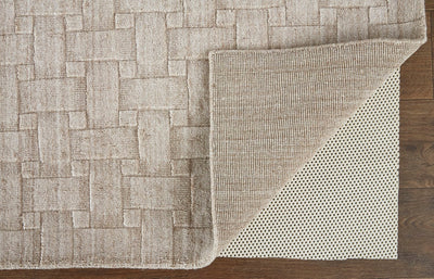 product image for Tatem Hand Woven Linear Beige Rug 5 41
