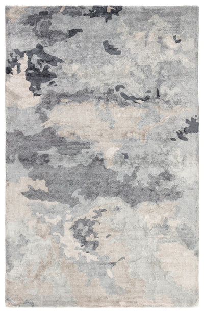 product image for Glacier Handmade Abstract Gray & Dark Blue Area Rug 13