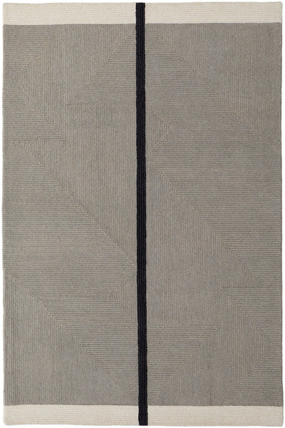 product image for ardon architectural mid century modern hand tufted gray black rug by bd fine mgrr8904gryblkh00 1 2