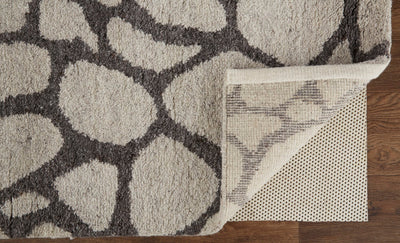 product image for belden hand knotted gray rug by thom filicia x feizy t03t6001gry000p00 3 85
