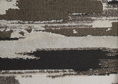 product image for Kayden Streak/Painterly Brown/Ivory Rug 2 46
