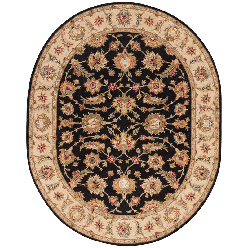 media image for my03 selene handmade floral black beige area rug design by jaipur 7 26