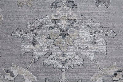 product image for Adana Ornamental Silver Gray/Ivory Rug 2 1