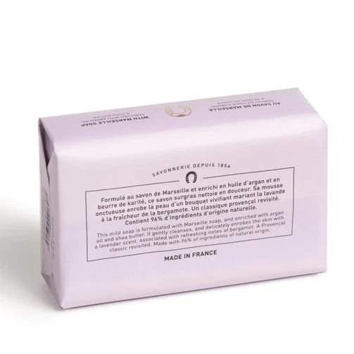 media image for fer a cheval gentle perfumed soap bar energising lavender 125g 3 231