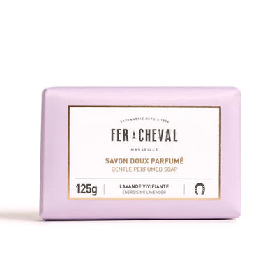 product image for fer a cheval gentle perfumed soap bar energising lavender 125g 2 51