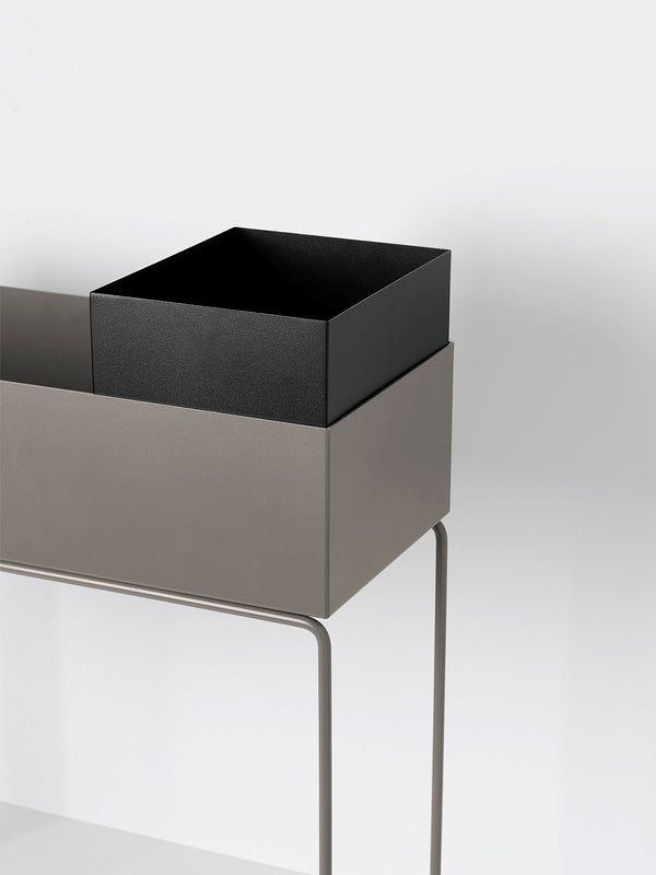 media image for Plant Box Pot in Black by Ferm Living 22