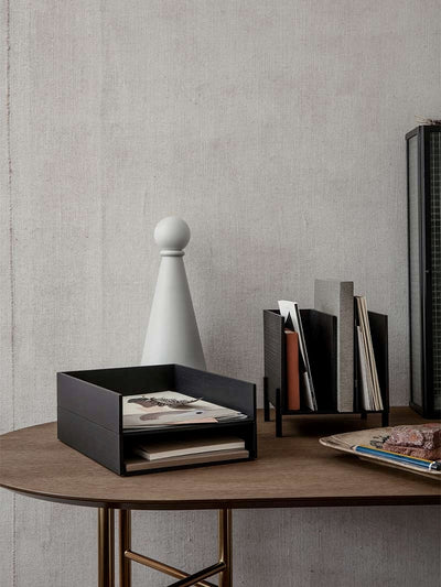 product image for Letter Tray in Dark Stained Ash Black by Ferm Living 12