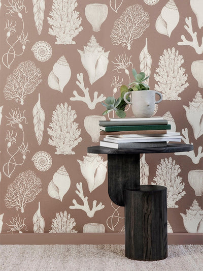 product image for Katie Scott Wallpaper in Shells Rose 84