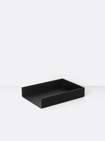 product image of Letter Tray in Dark Stained Ash Black by Ferm Living 532