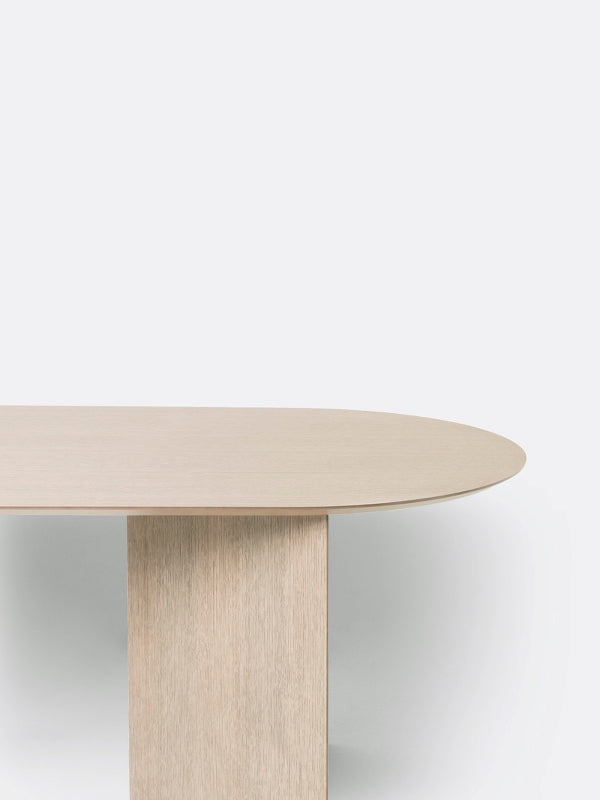 media image for Oval Mingle Table Top in Natural Veneer 220 cm by Ferm Living 238
