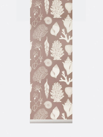product image for Katie Scott Wallpaper in Shells Rose 66