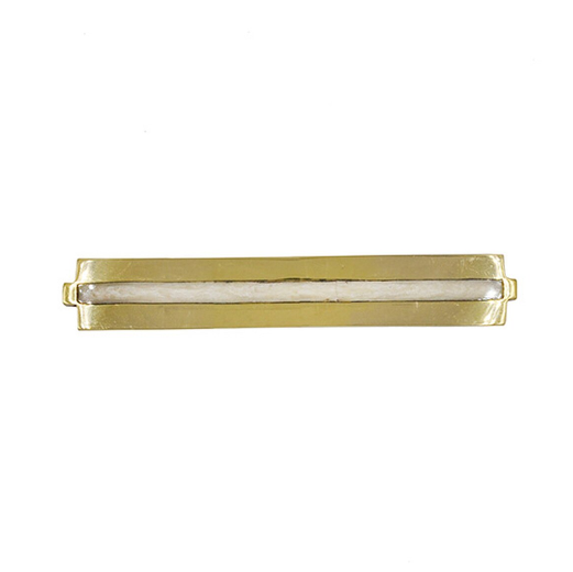 media image for Brass Long Handle with Inset Resin in Various Sizes & Colors 292