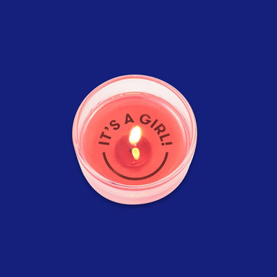 product image of its a girl secret message candle 1 511
