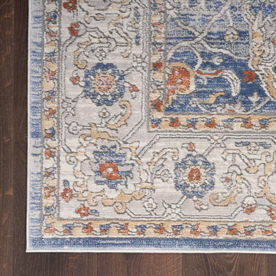 product image for Nicole Curtis Series 4 Light Blue Grey Vintage Rug By Nicole Curtis Nsn 099446163455 5 82