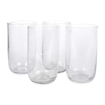 product image for Set of 4 Seeded Glassware Tall Glasses design by Sir/Madam 20
