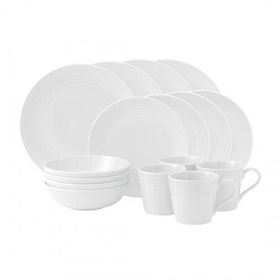 product image for Maze White 16-Piece Set by Gordon Ramsay 91
