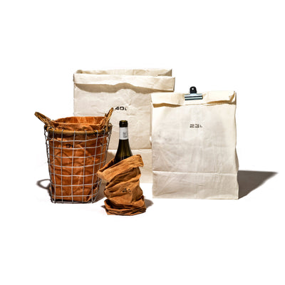 product image of grocery bag 40l white design by puebco 1 544