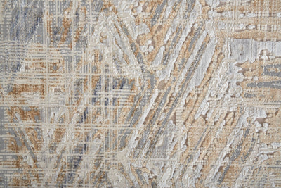 product image for Corben Abstract Ivory Birch/Silver Gray/Tan Rug 2 60